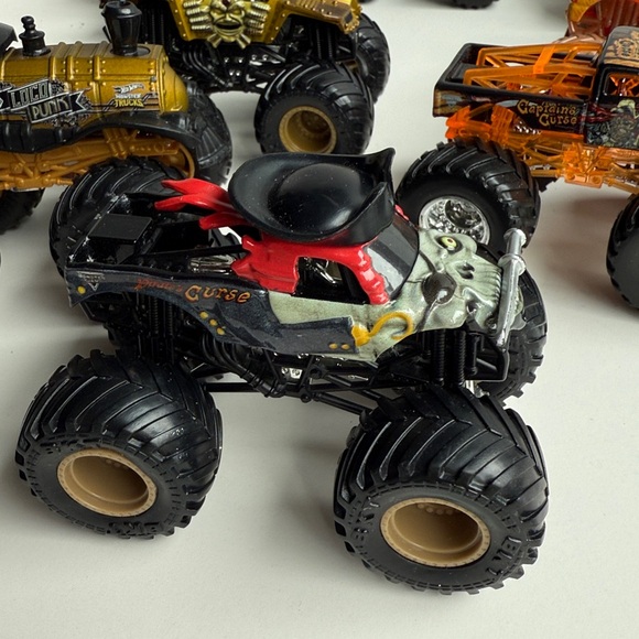 Monster Truck Hot Wheels Captains Curse Grave Digger El Toro Loco Bulldozer more - Picture 8 of 9
